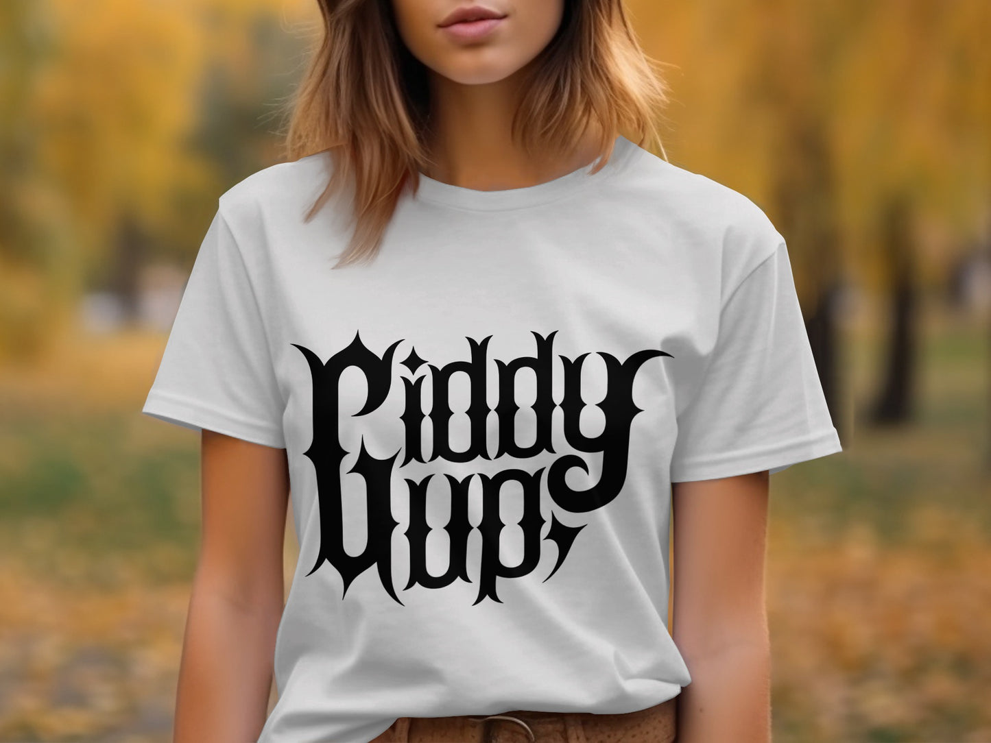 Giddy Up Bold Statement Casual Wear Tee