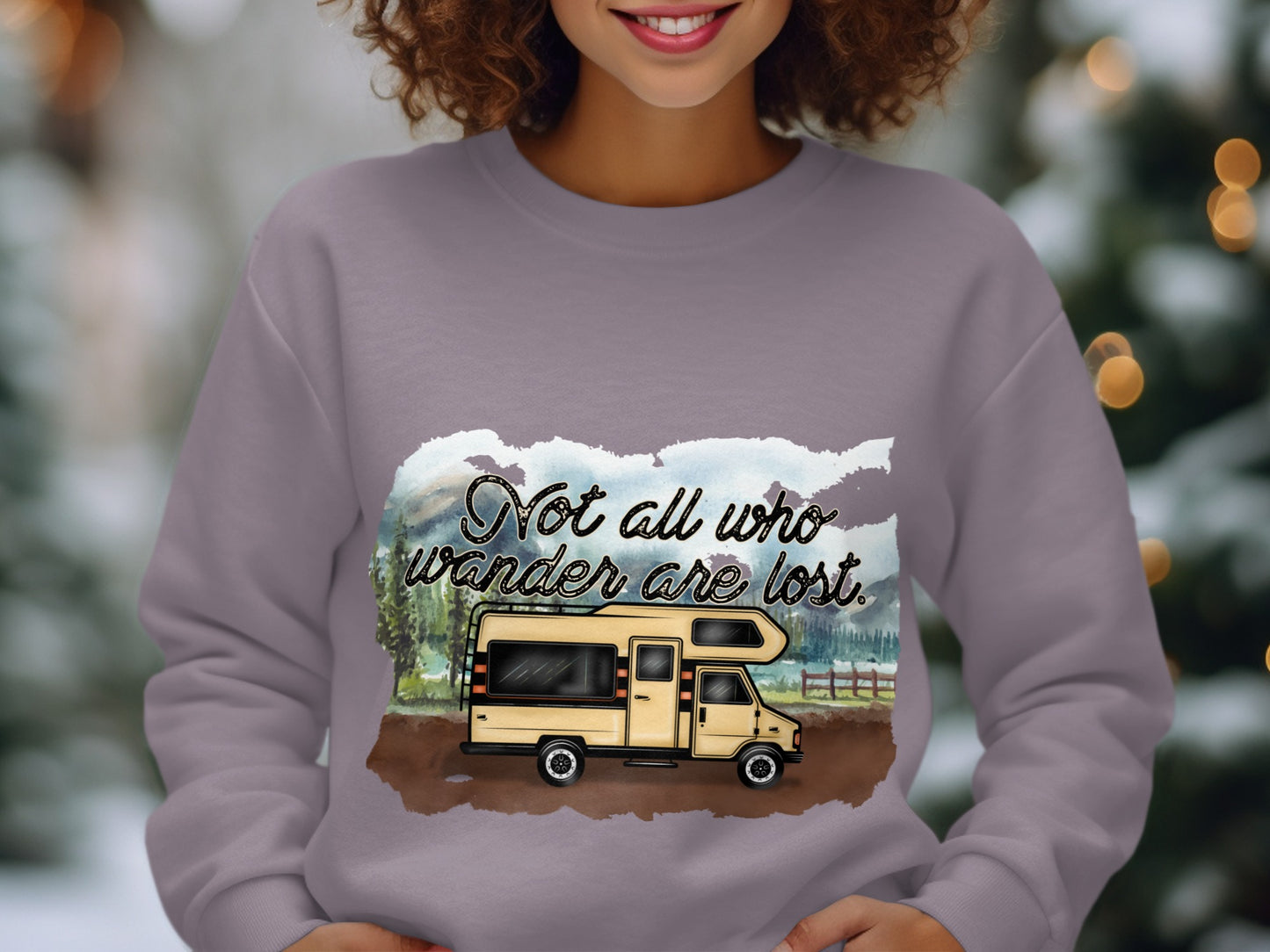 Not All Who Wander Are Lost Printed Shirt