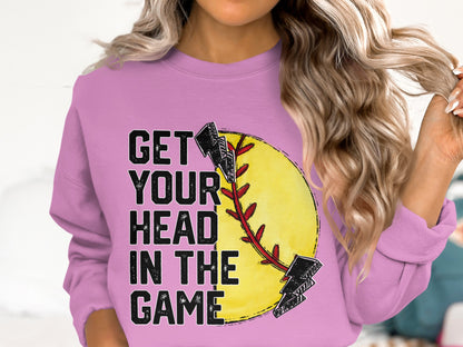 Get Your Head in the Game Sweatshirt Product