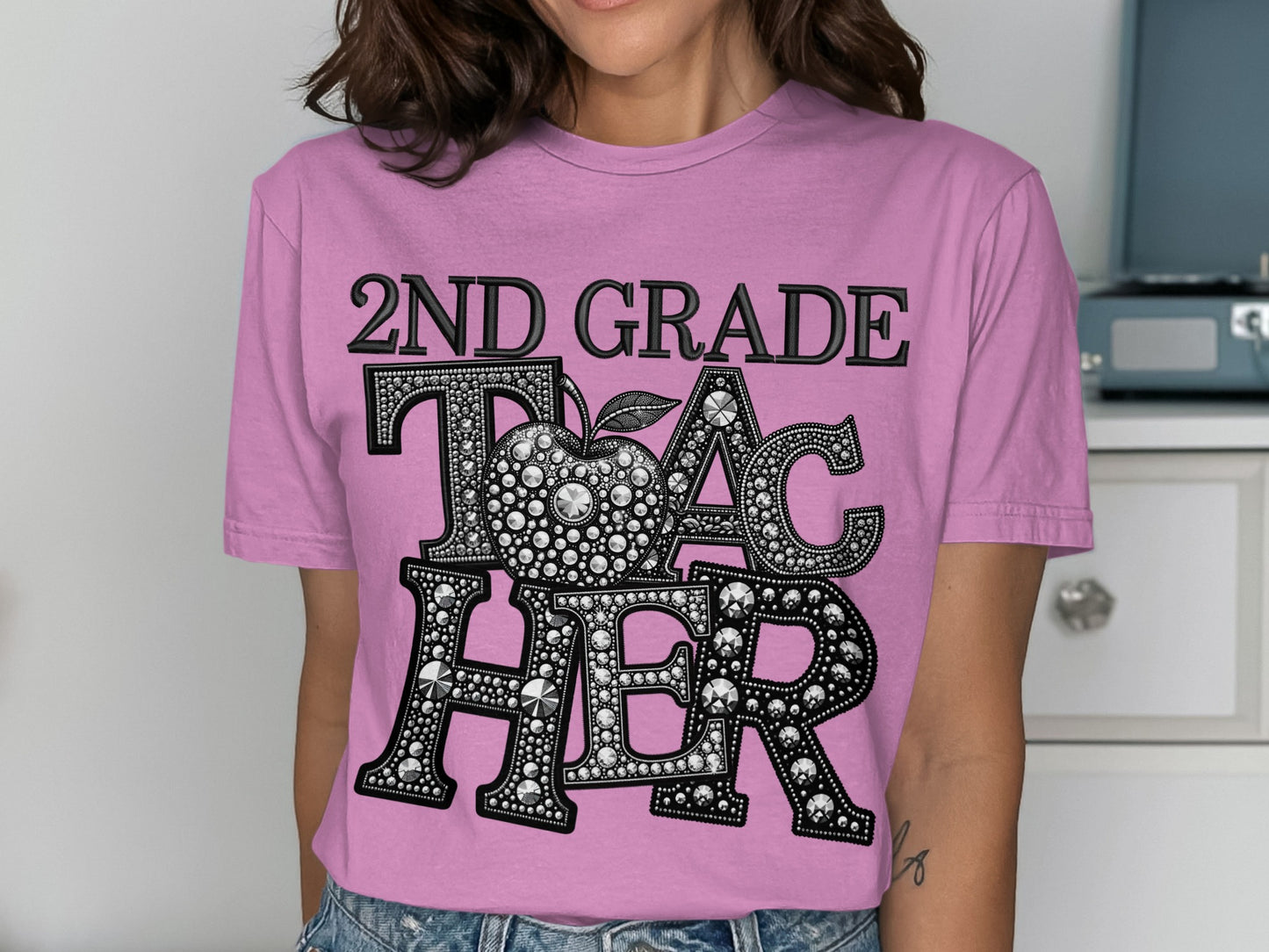 Stylish Second Grade Teacher Top for Educators