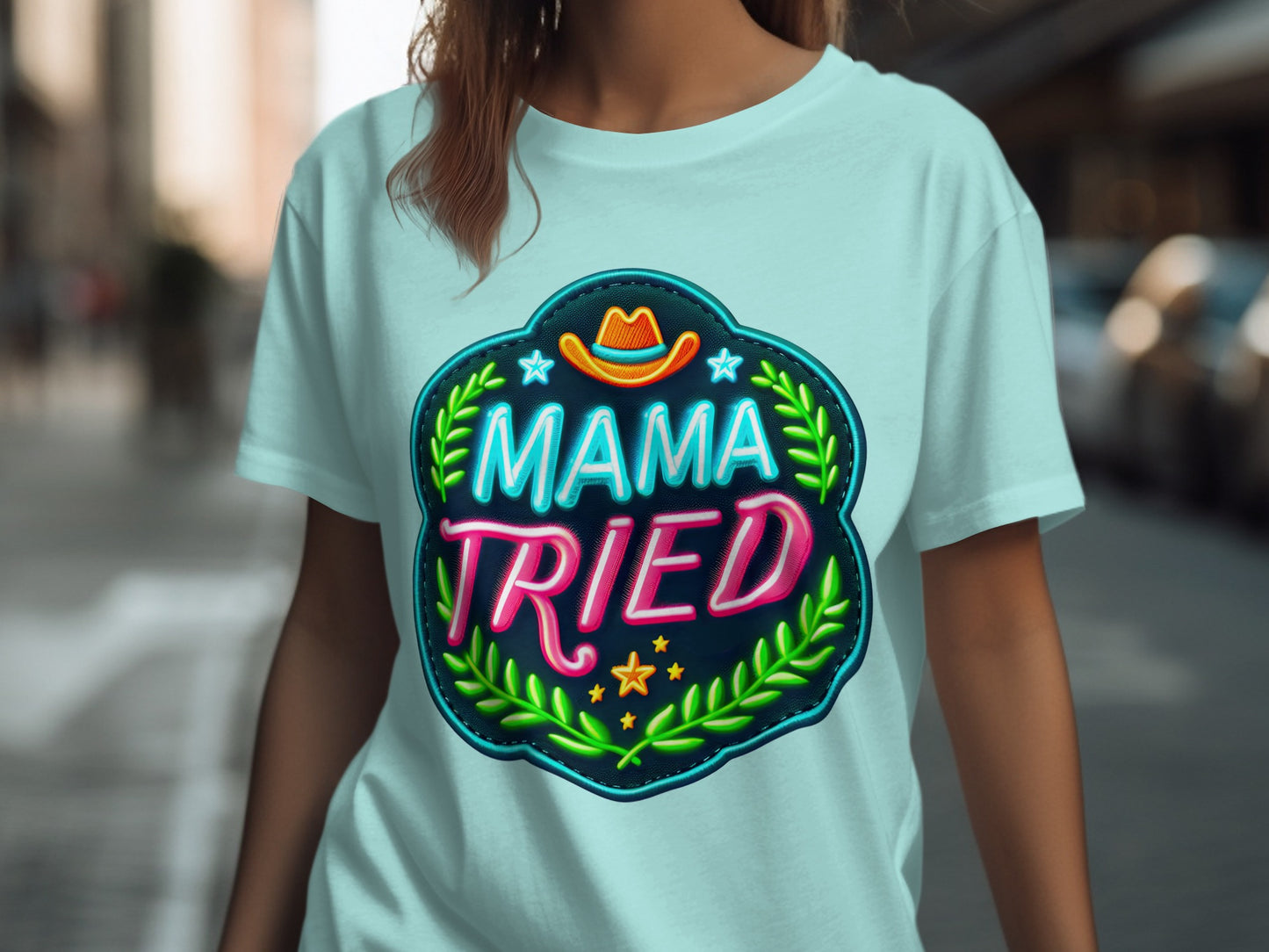 Mama Tried Graphic Tee Retro Style Design