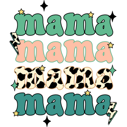 Mama Retro Groovy Design Graphic Art product