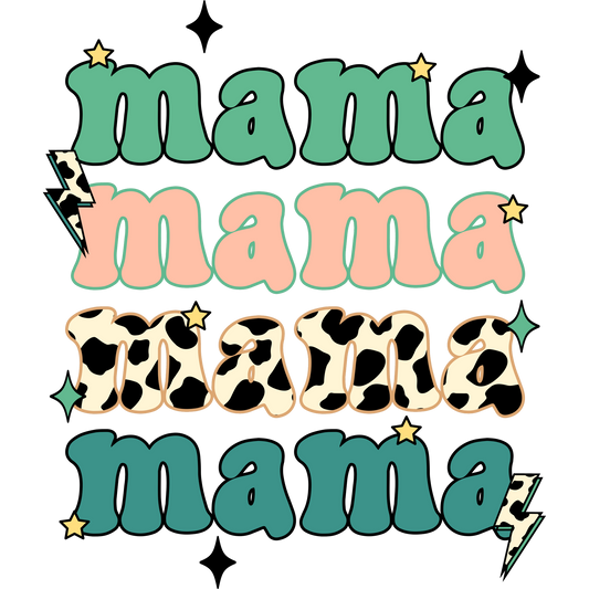 Mama Retro Groovy Design Graphic Art product