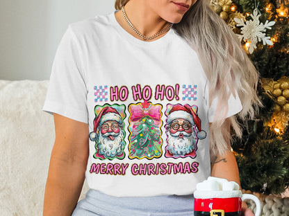 HO HO HO Merry Christmas Santa Claus T-shirt