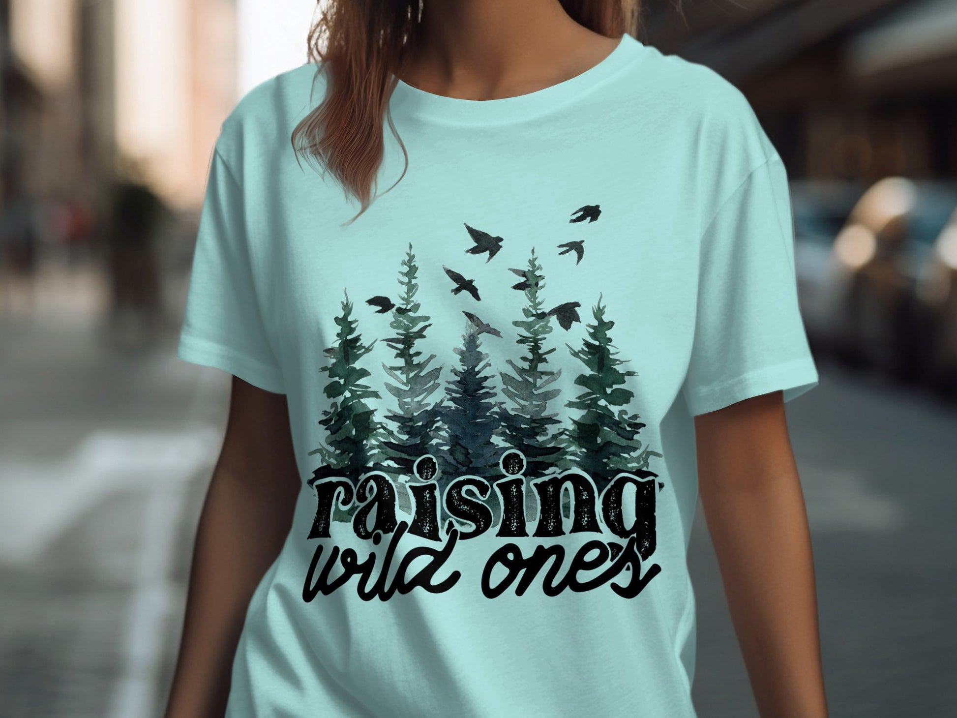 Raising Wild Ones Graphic T-Shirt for Nature Lovers