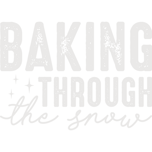 Baking Through the Snow festive themed decor product