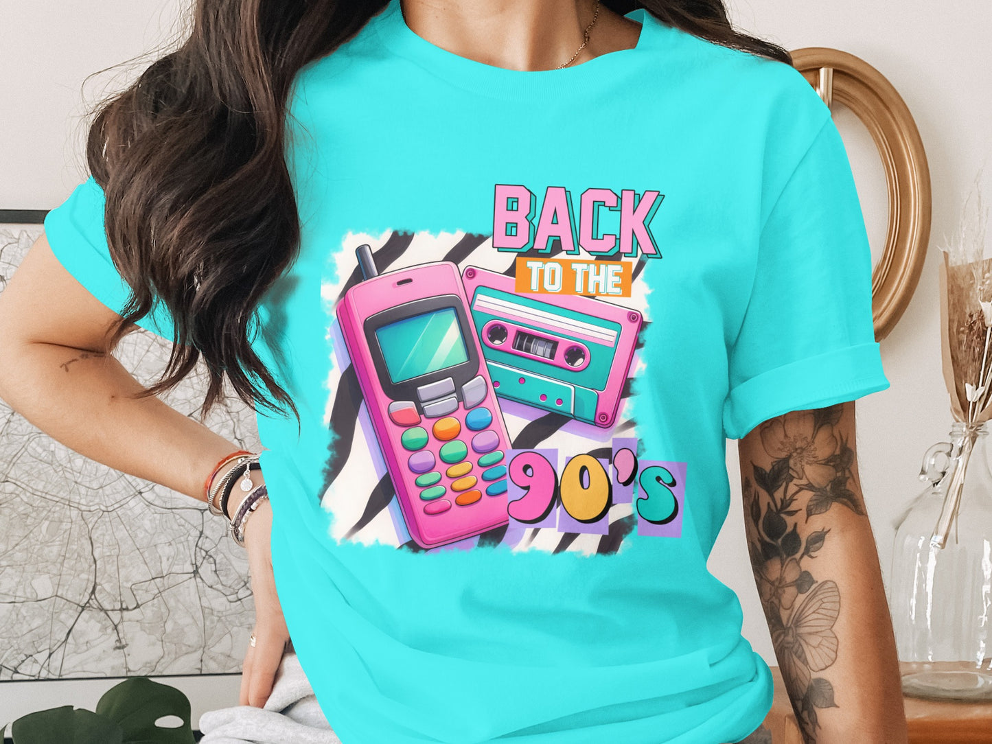 Retro Style Back to The 90's Graphic T-shirt