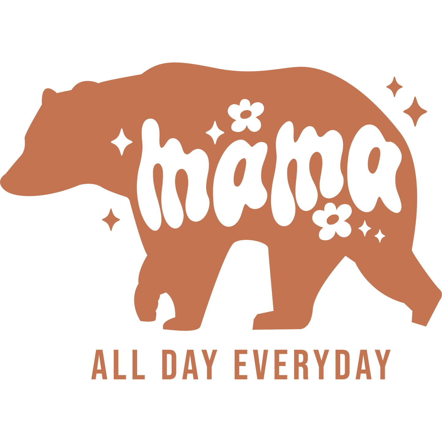 Mama All Day Everyday Bear Design product