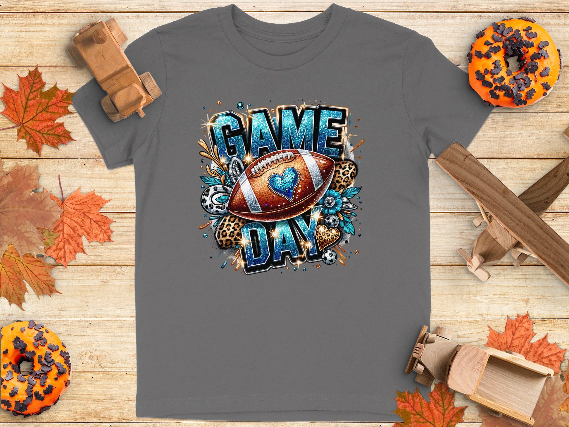 Game Day Football Themed T-Shirt product type