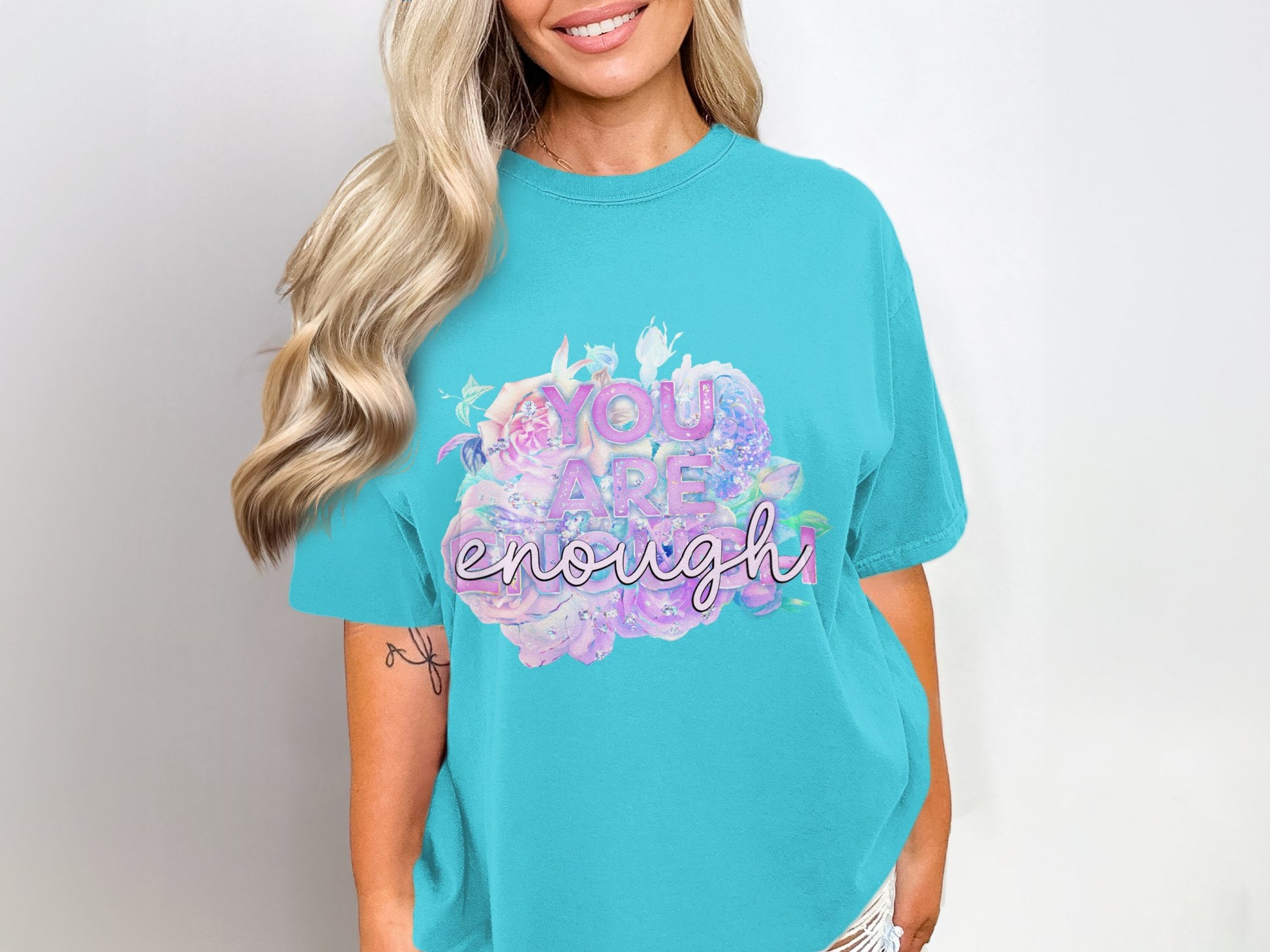 You Are Enough Graphic Tee Empowering Fashion