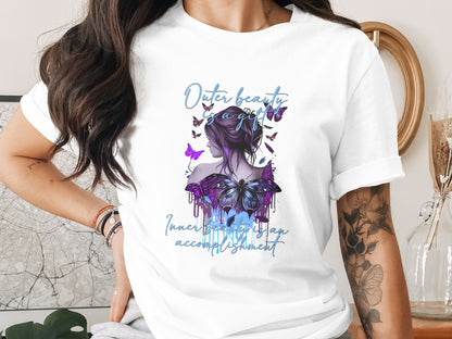 Outer beauty is a gift Inner beauty accomplishment