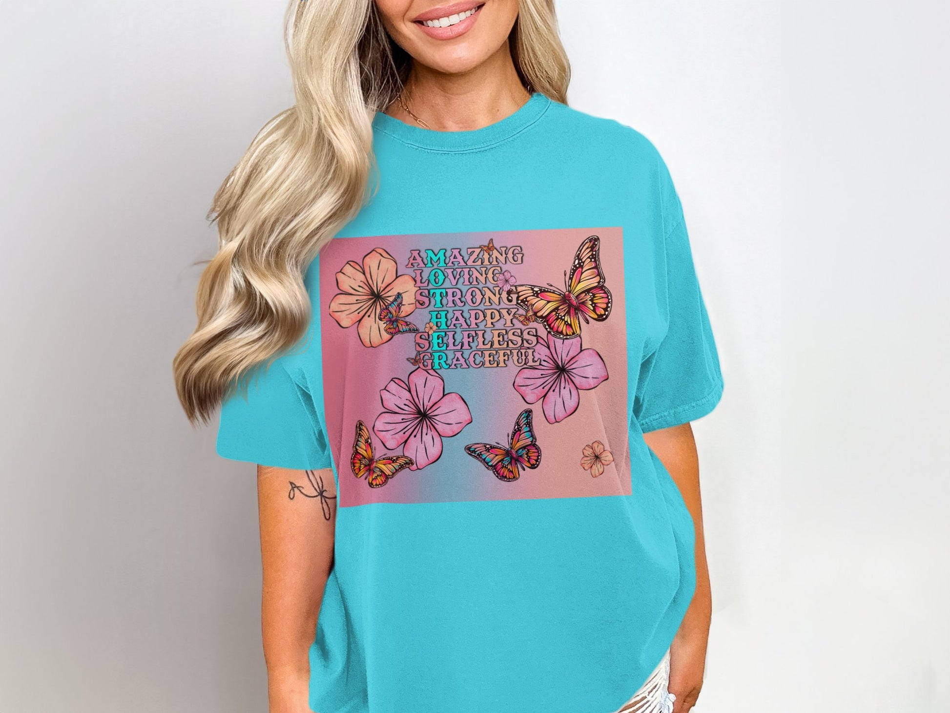 Amazing Loving Strong Happy Selfless Peaceful Shirt