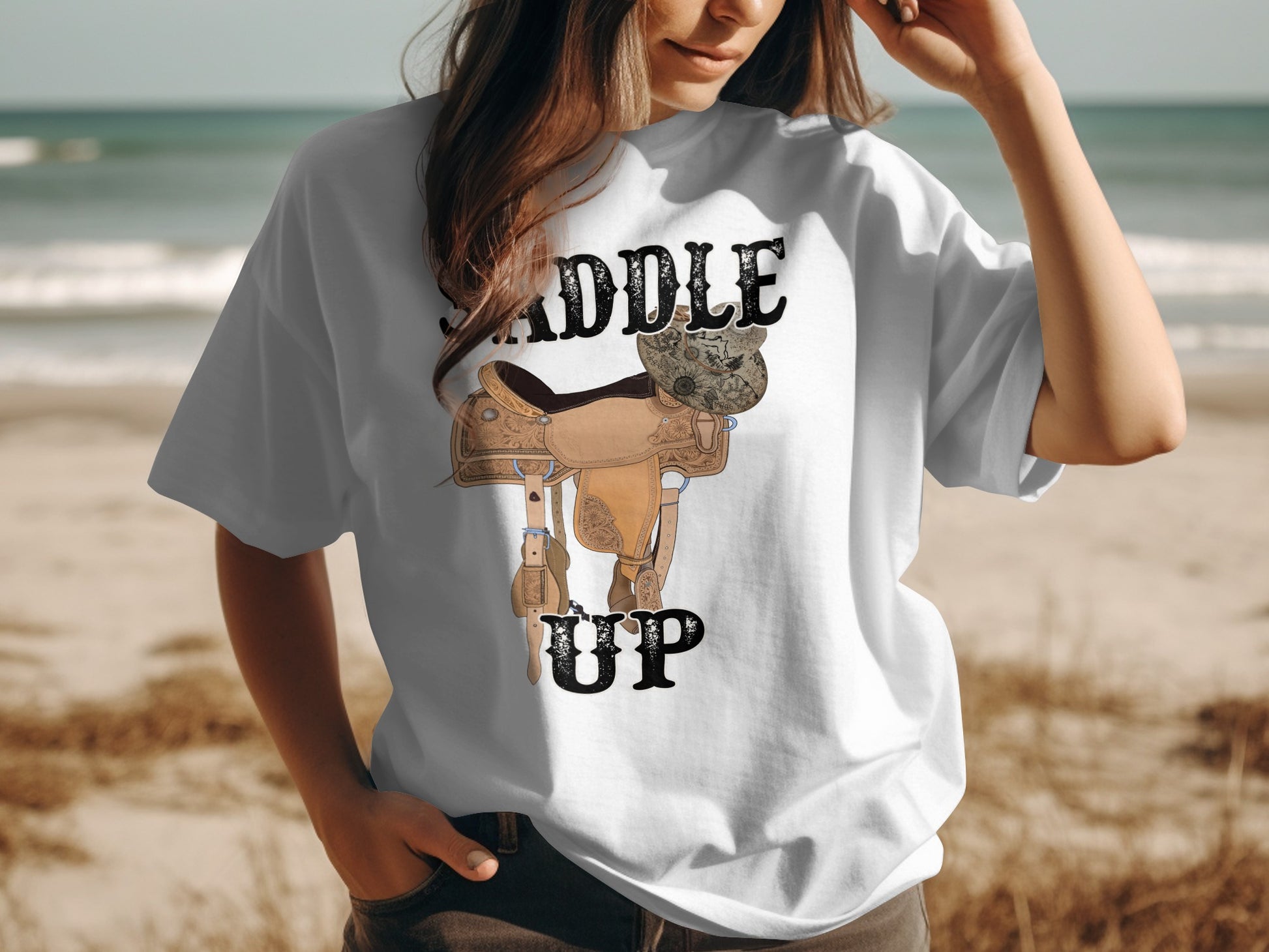 Saddle Up Graphic Tee for Equestrian Enthusiasts
