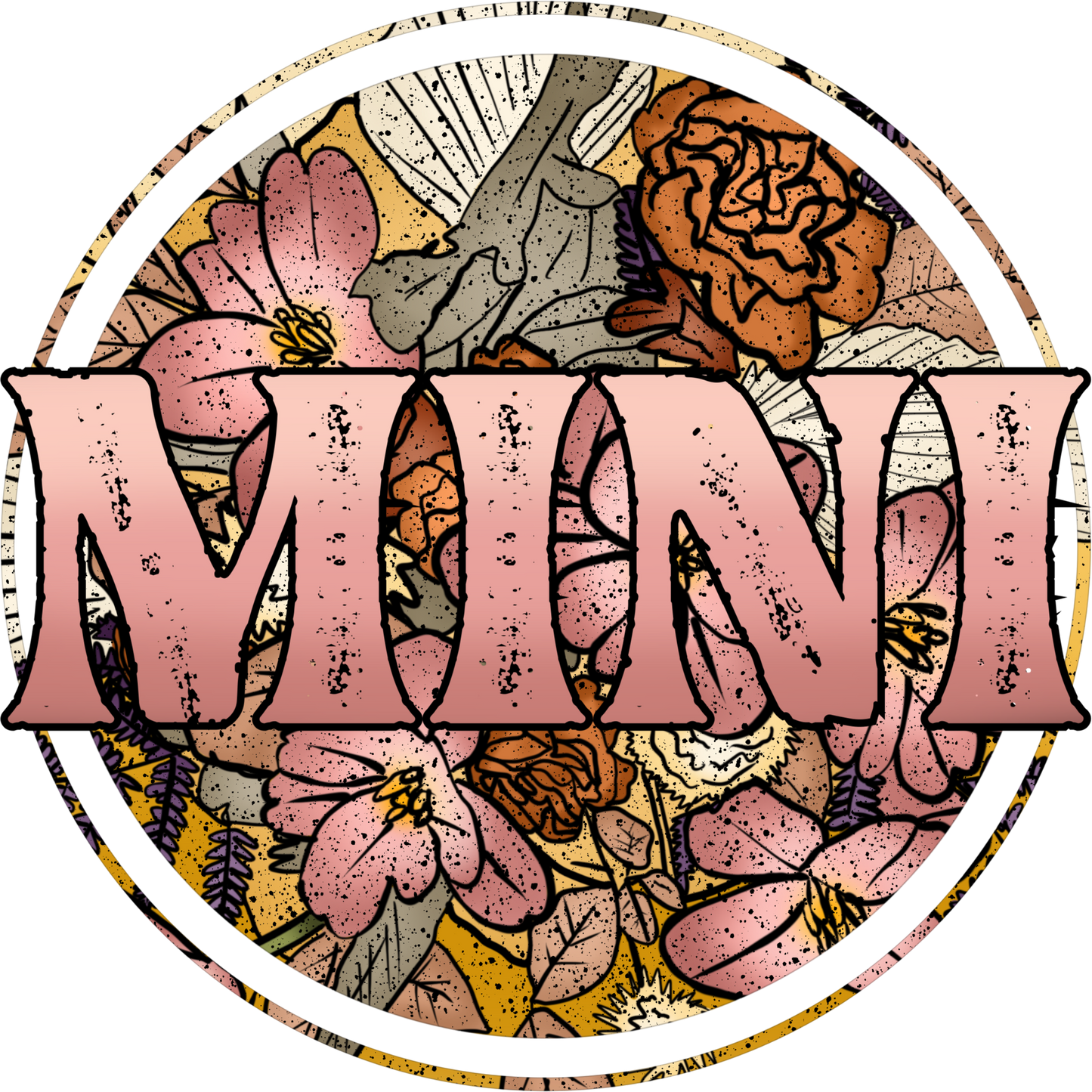 Mini Vintage Floral Illustration Graphic product