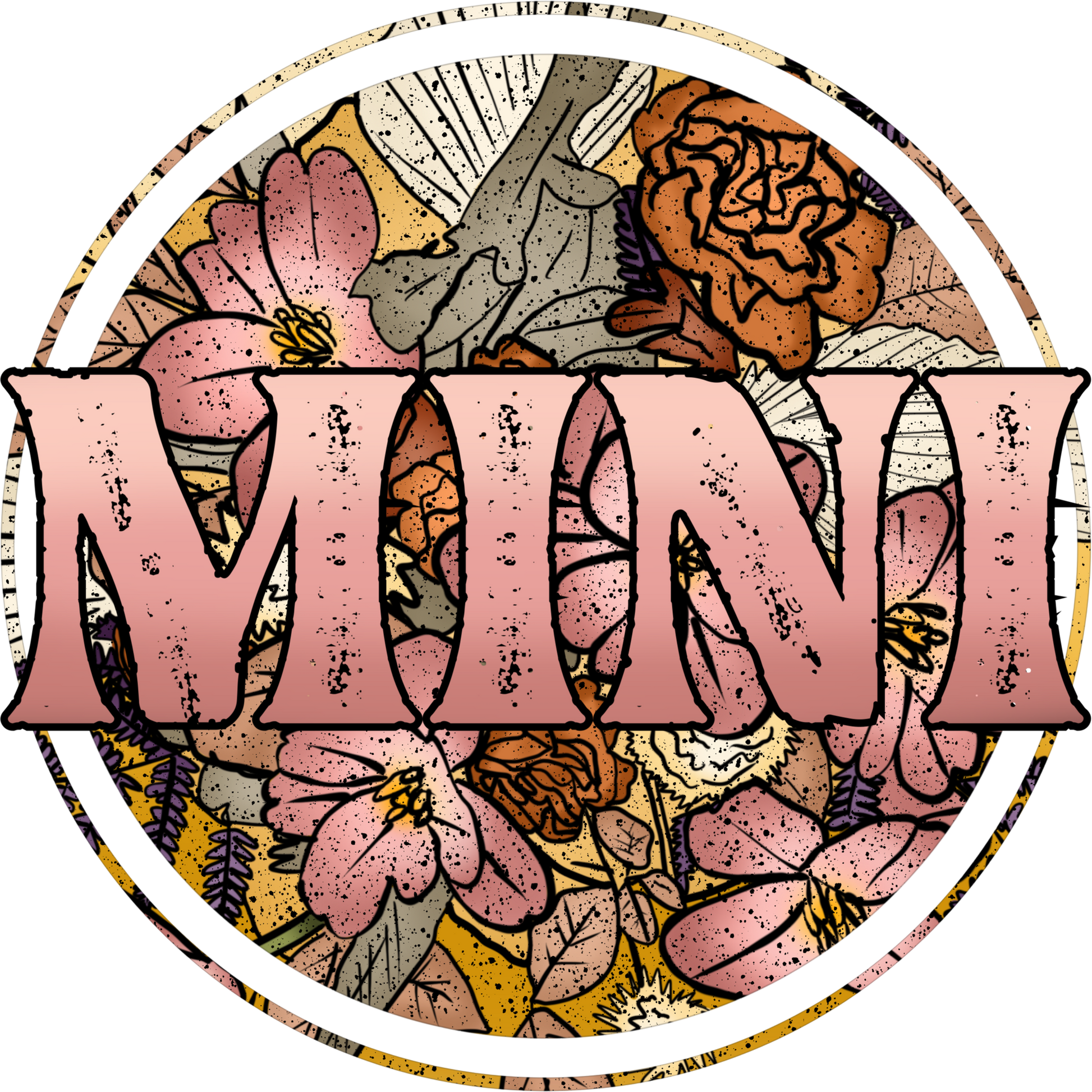 Mini Vintage Floral Illustration Graphic product