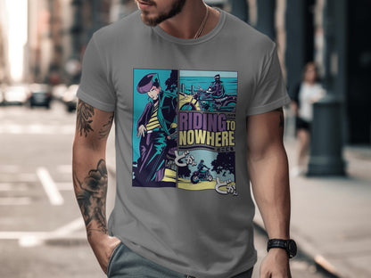 Riding to Nowhere Graphic Tee for a stylish look