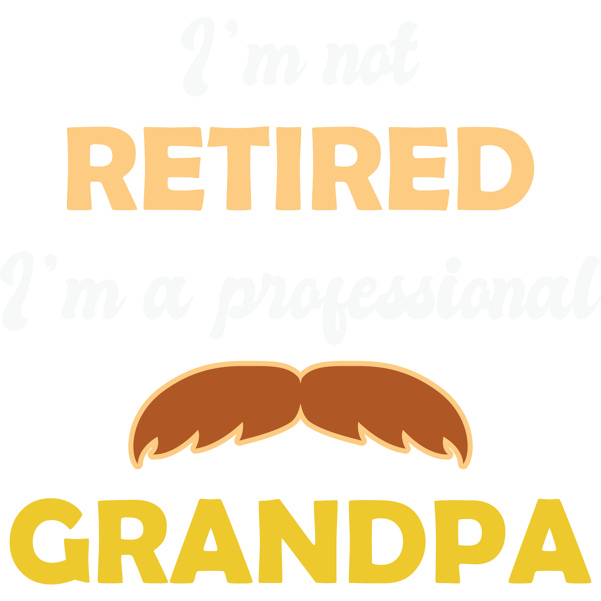 I'm Not Retired I'm a Professional Grandpa T-shirt