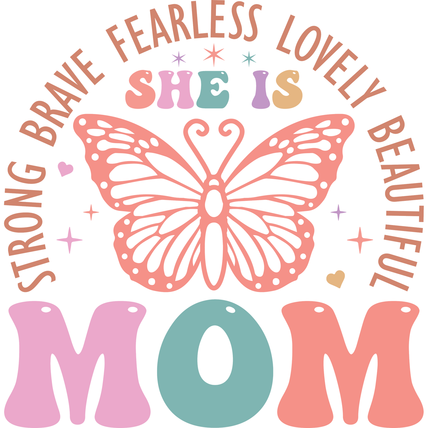 Inspirational Strong Brave Fearless Mom product