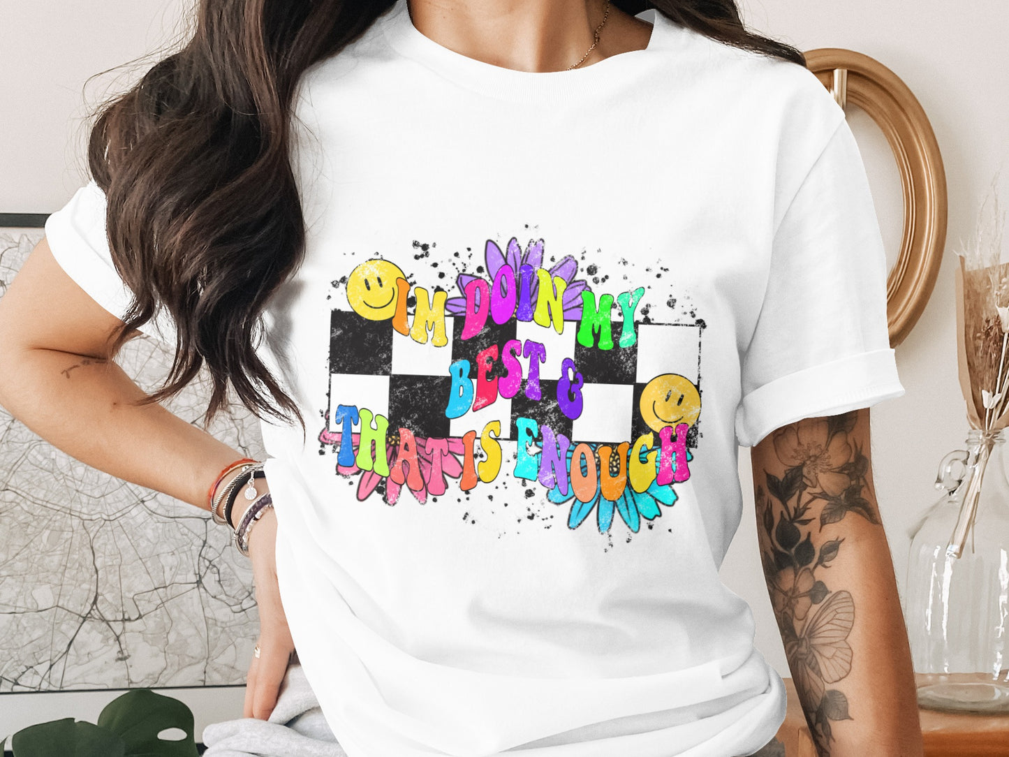 Funny Positive Affirmation Graphic Tee Product