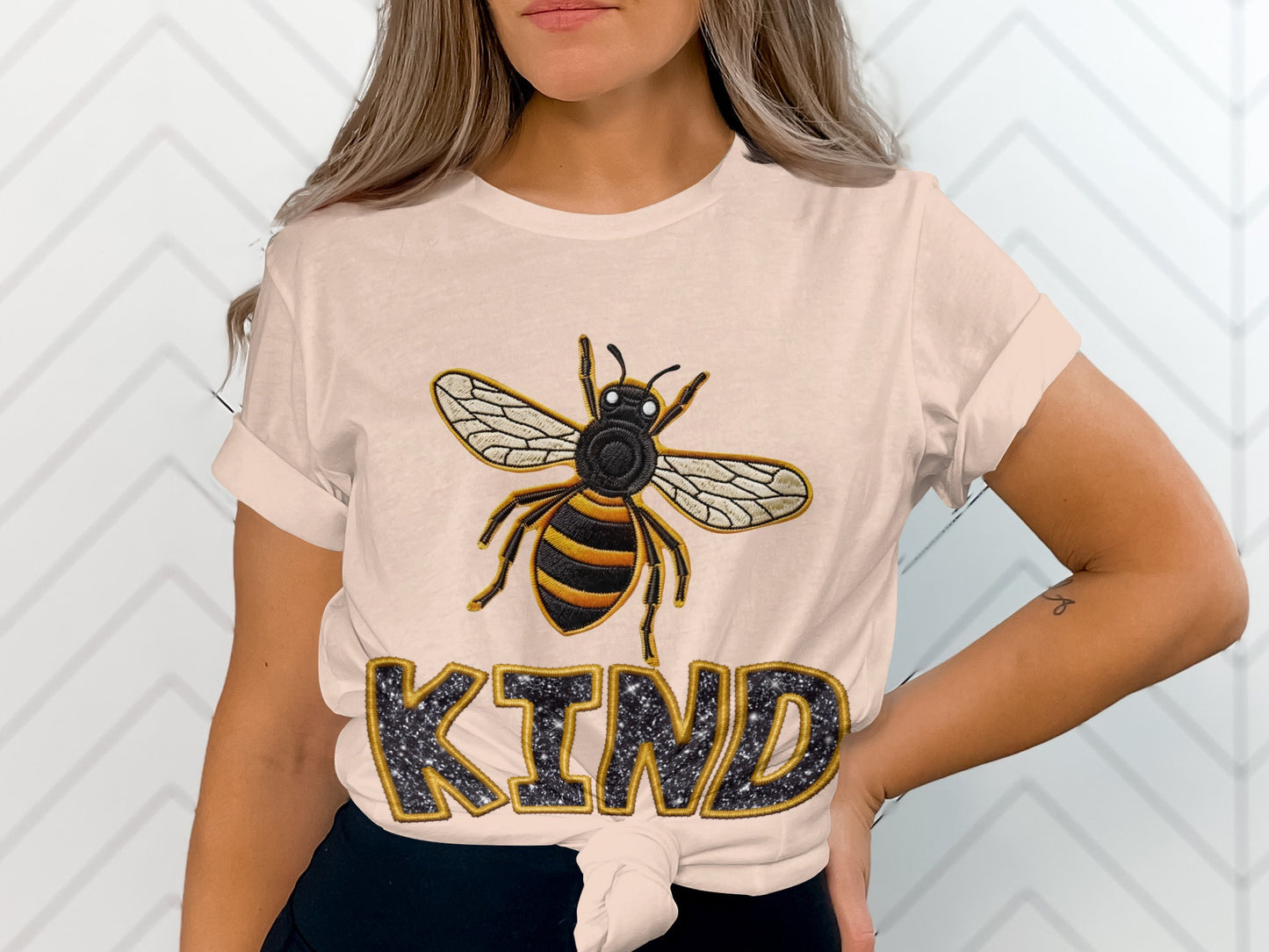 Bee Kind Inspirational Graphic T-Shirt