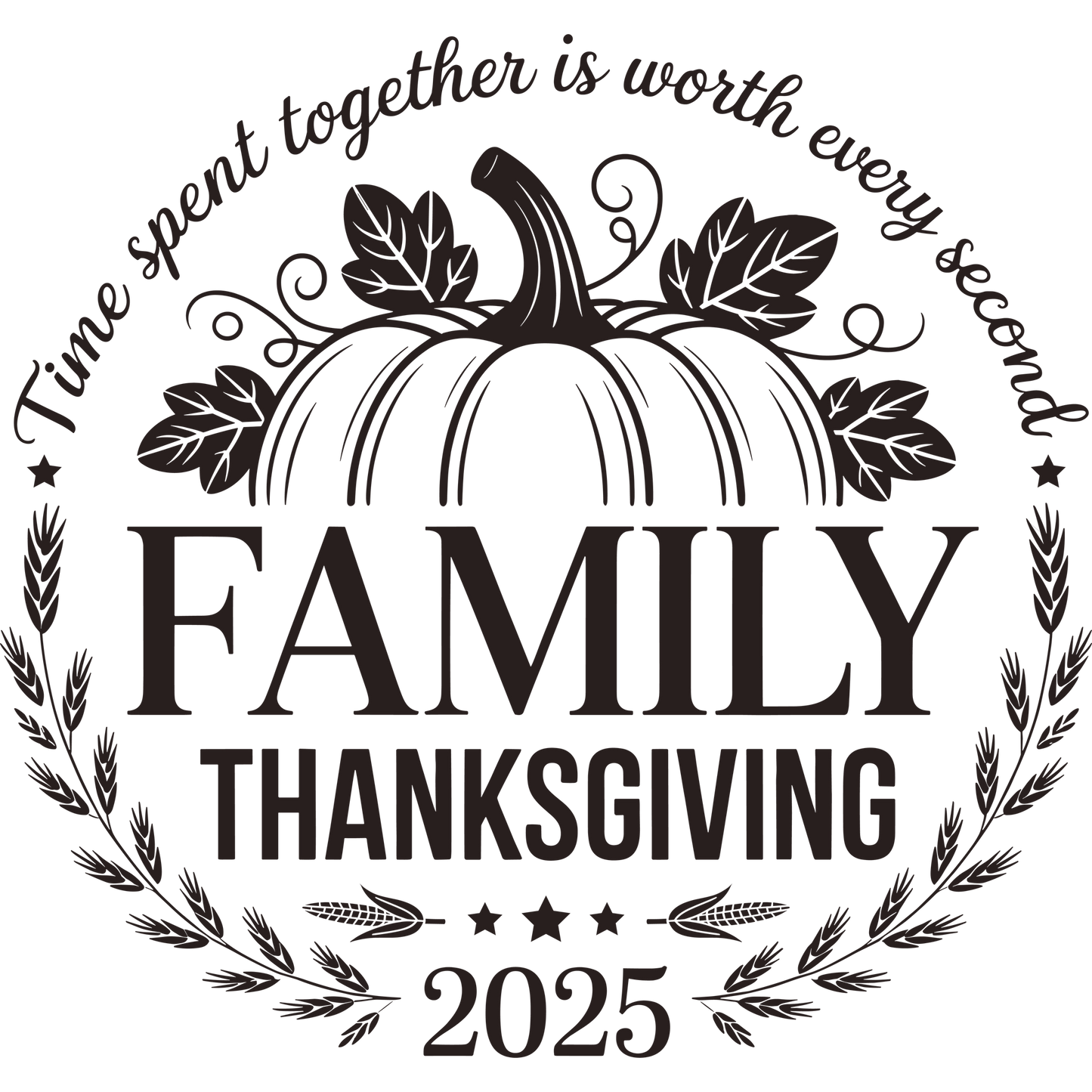Time Spent Together Family Thanksgiving 2025 product