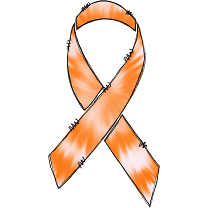 Awareness Ribbon Orange Barbed Wire Design Accessory