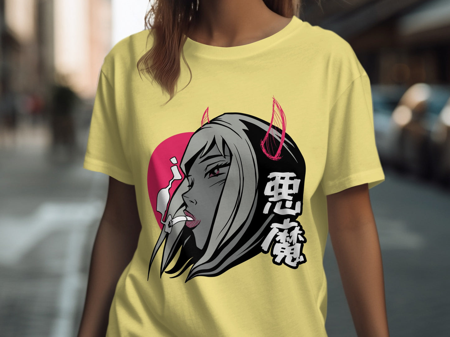 Stylish Graphic Tee with Anime Inspired Design