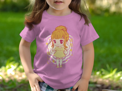Cute Cartoon Character Graphic Toddler T-Shirt