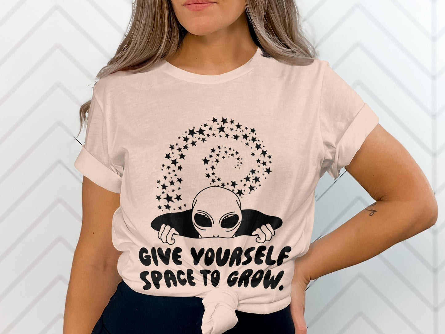 Give Yourself Space To Grow Graphic Shirt