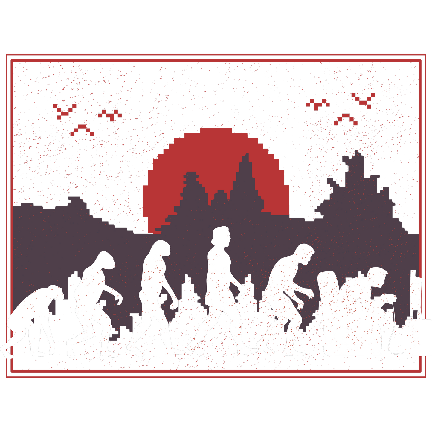 Evolution of Technology Modern Wall Art product