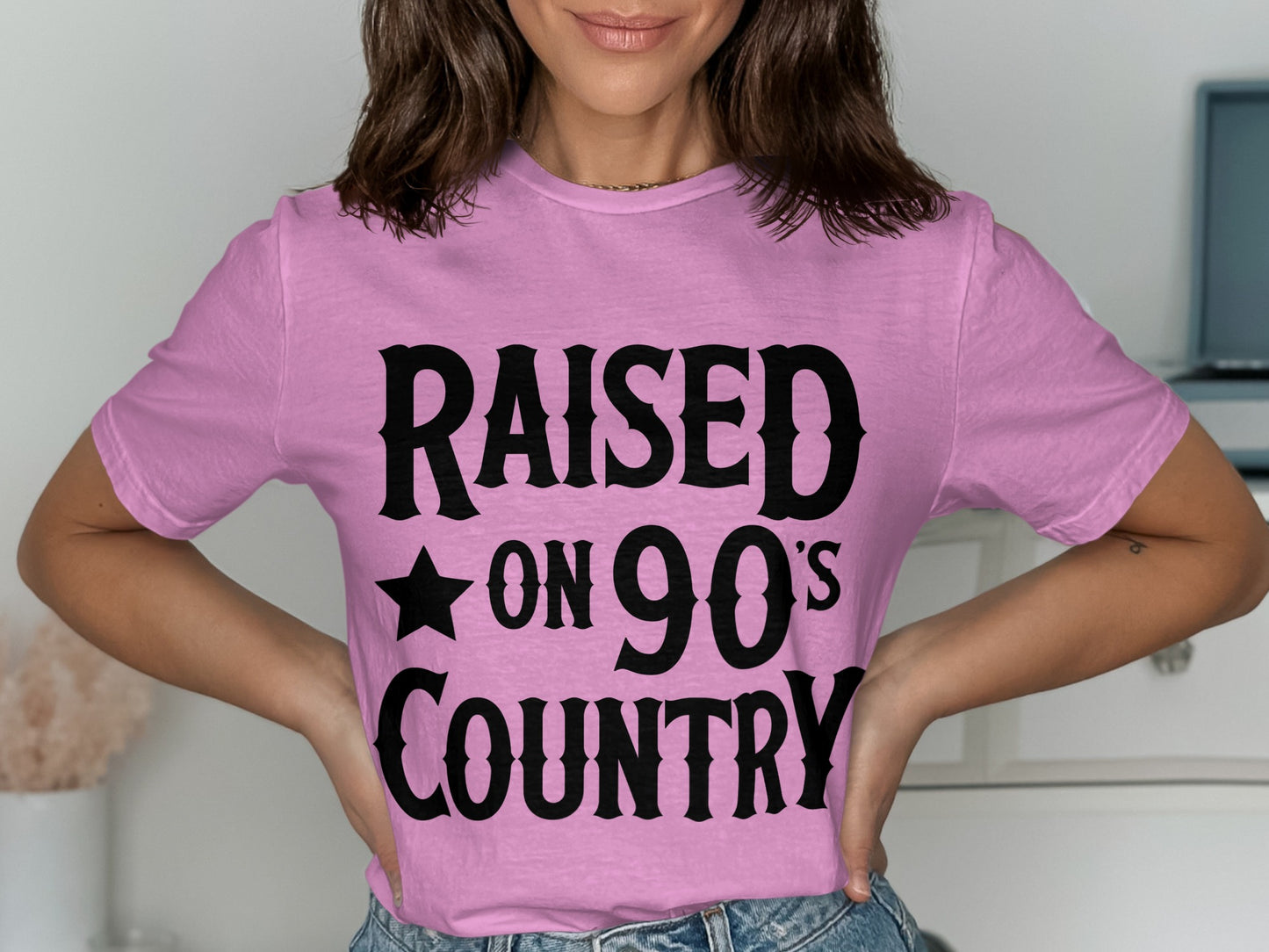 Raised on 90's Country T-Shirt Retro Apparel