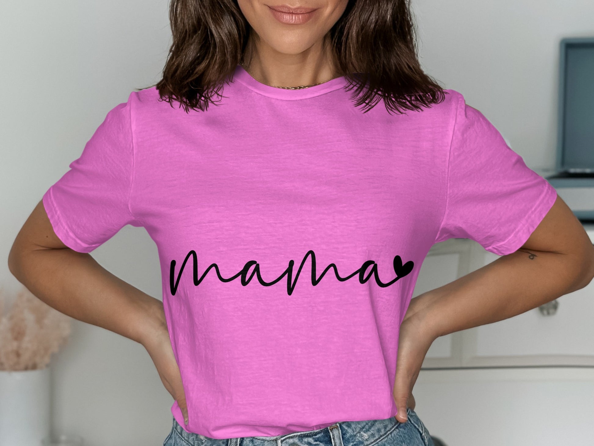 Cute Pink Mama Heart Tee