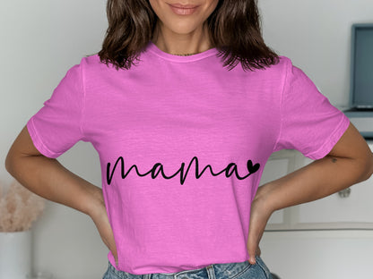 Cute Pink Mama Heart Tee