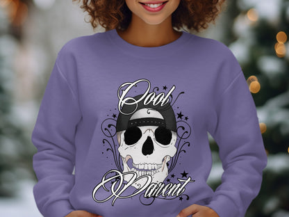 Cool Parent Skull Graphic Sweatshirt