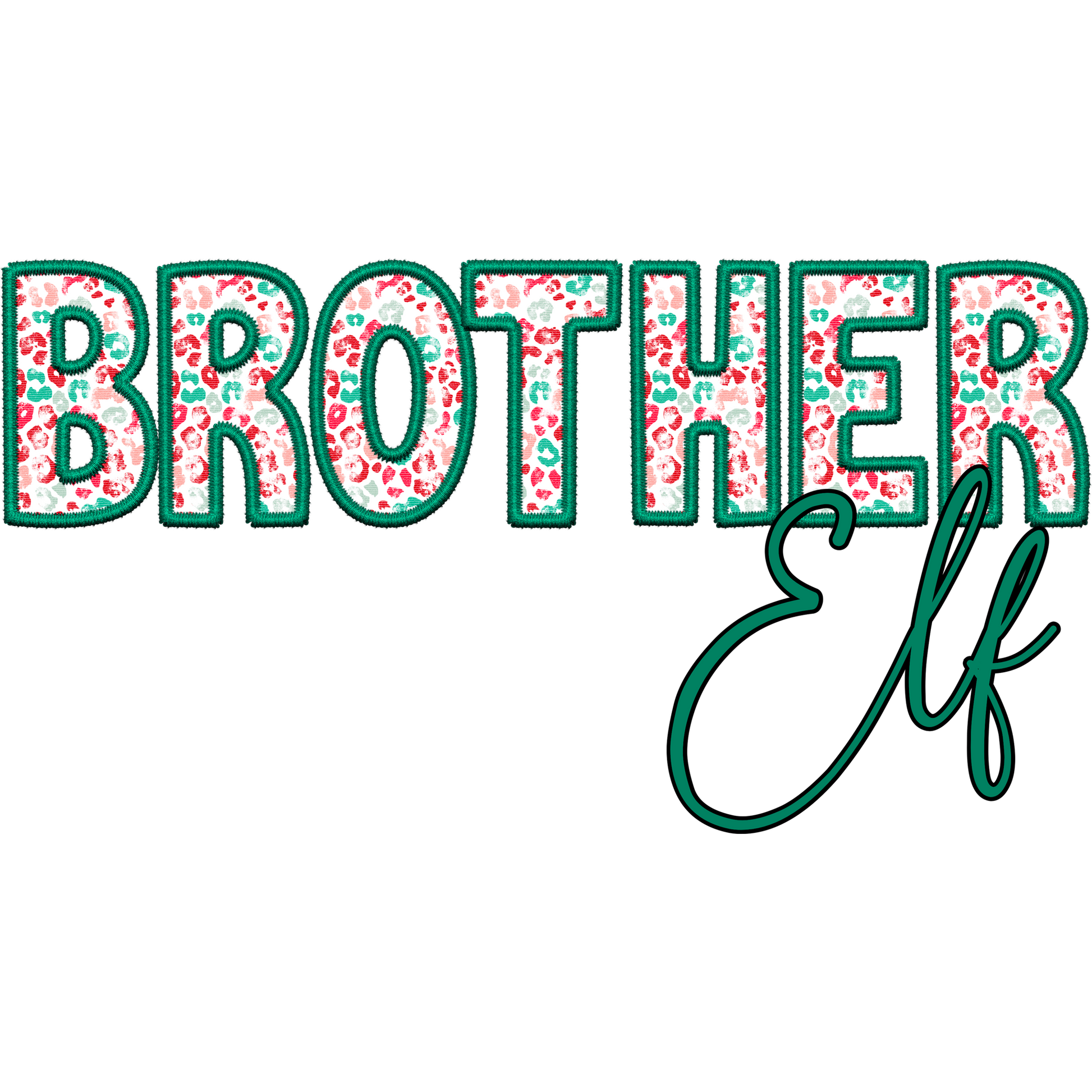 Brother Elf Colorful Holiday Design Product