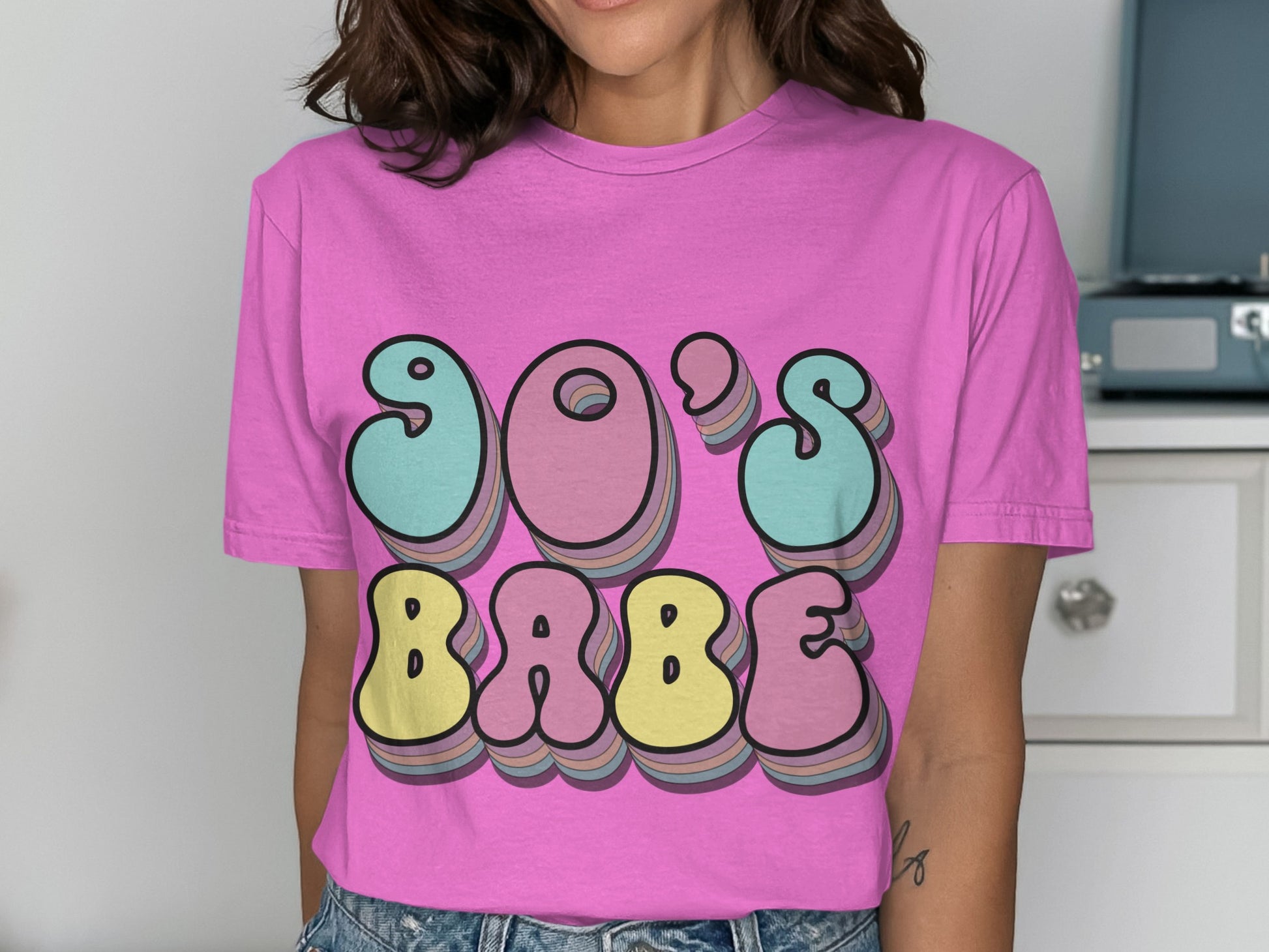 90's Babe Retro Inspired Graphic T-Shirt Product