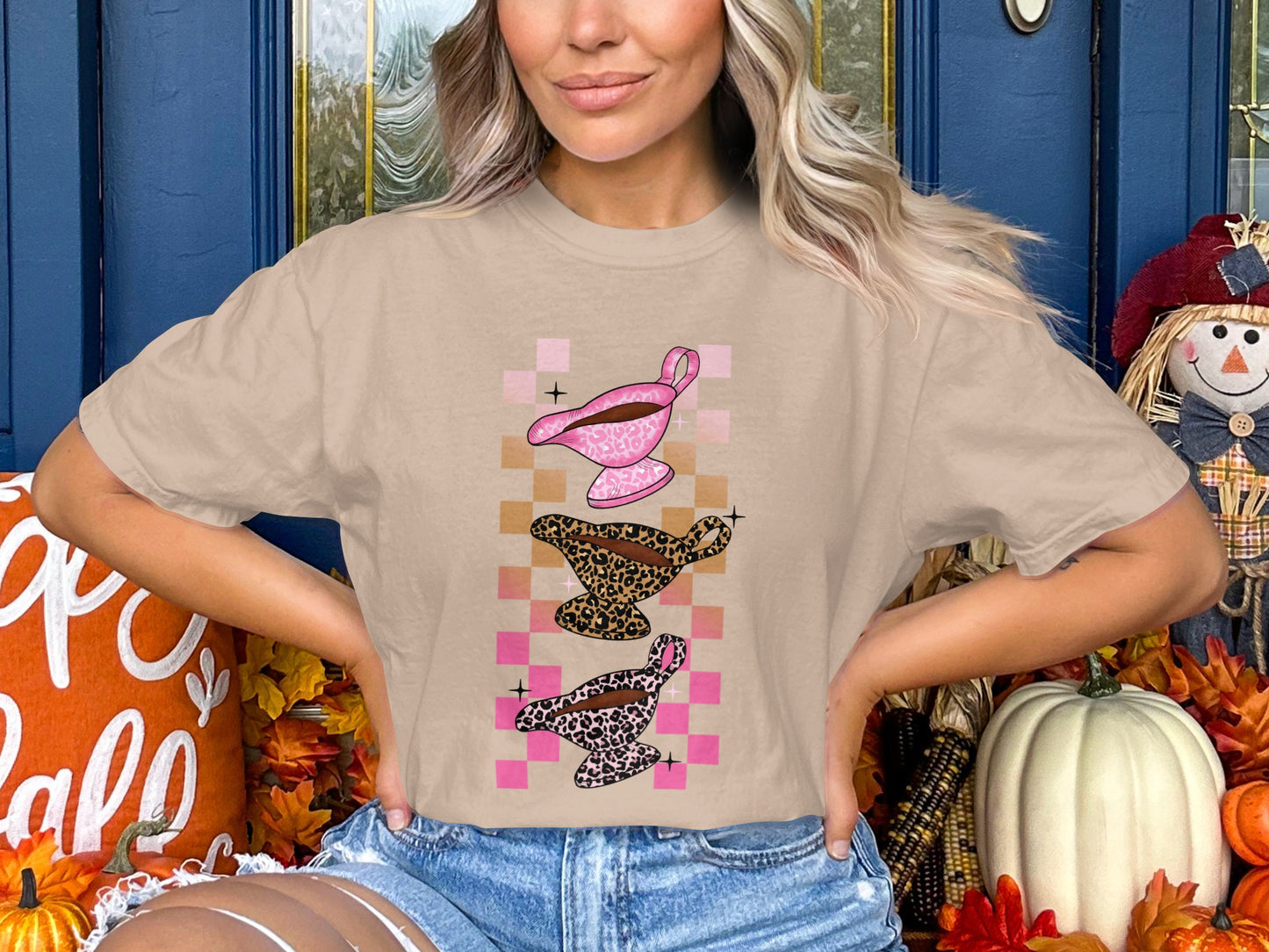 Pink and Leopard Print Cowgirl Boots T-shirt