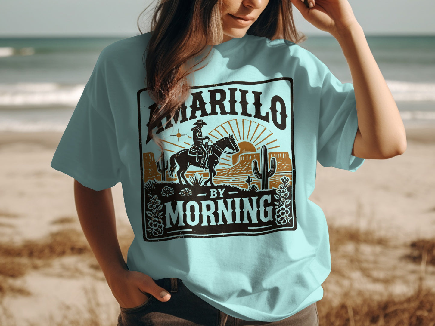 Amarillo By Morning Graphic T-shirt for Summer Wear