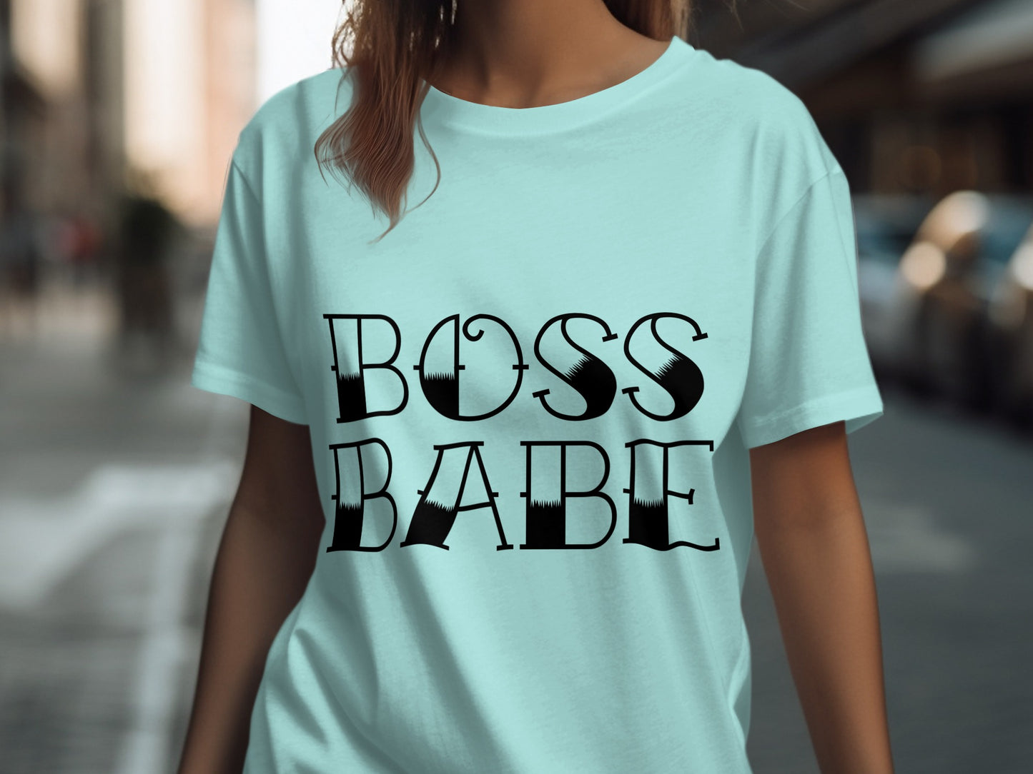 Boss Babe Bold Typography Fashion T-shirt