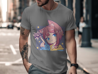 Anime Graphic Tee You Have Just Been Booped Shirt