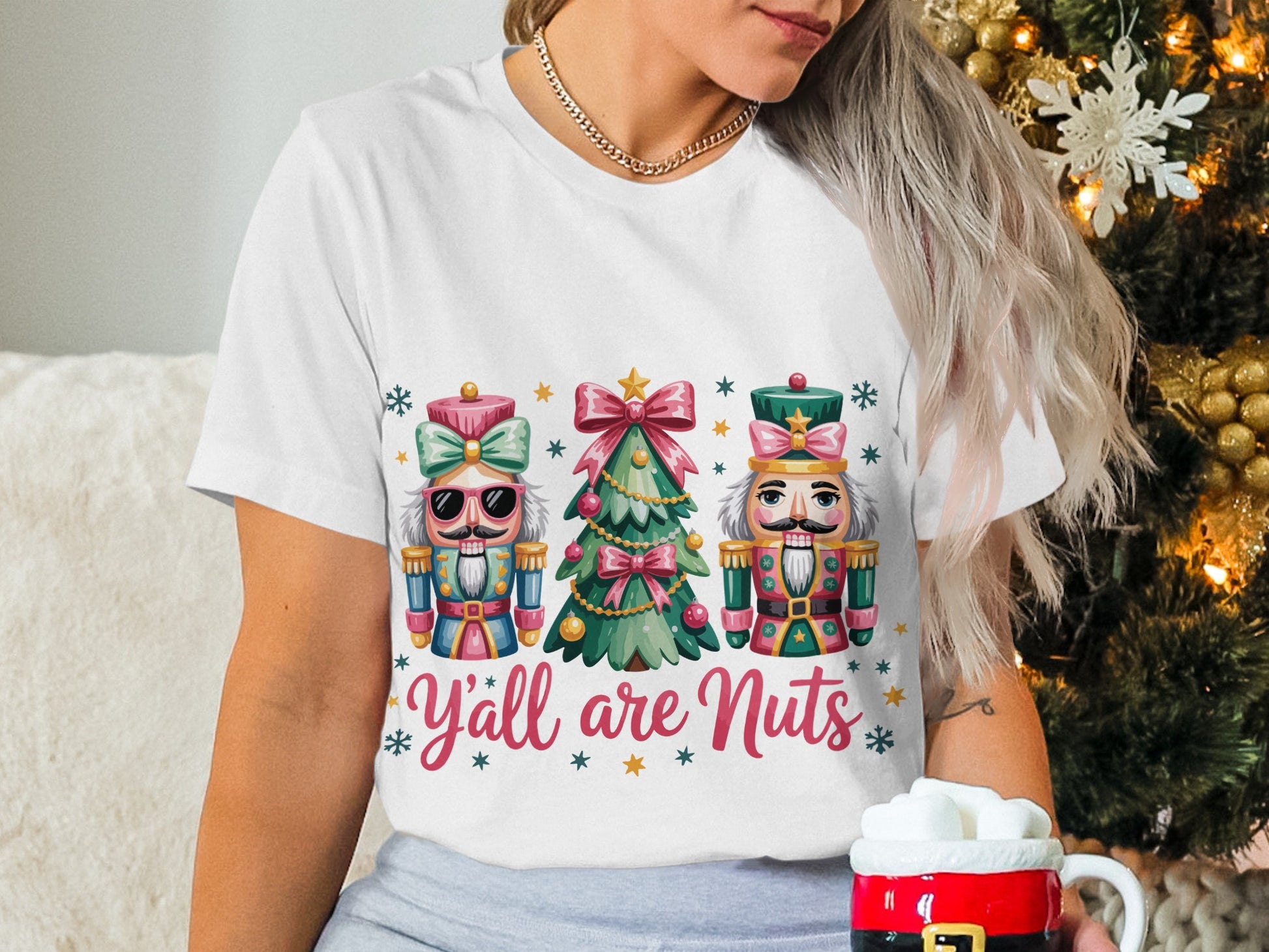 Y'all Are Nuts Christmas T-Shirt
