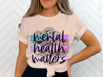 Mental Health Matters Graphic T-Shirt Design