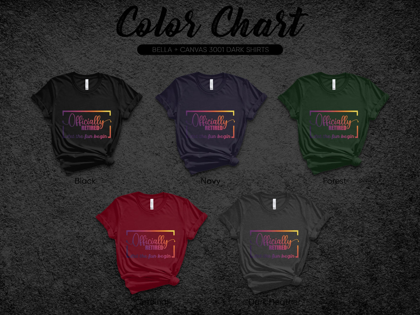 Officially Retired Let the Fun Begin Shirt