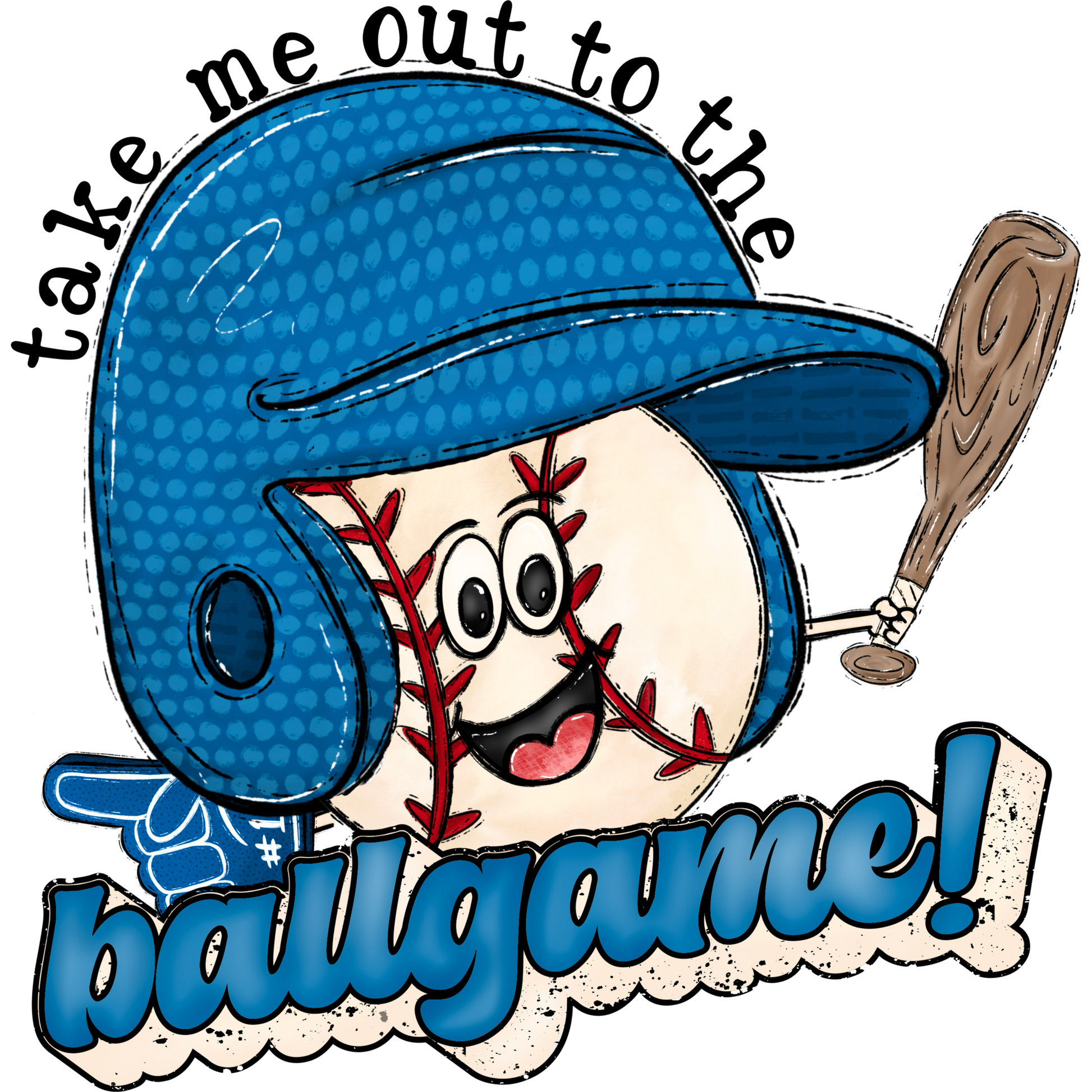 Take Me Out To The Ballgame Baseball Art