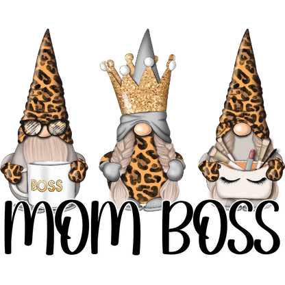 Mom Boss Leopard Print Gnomes Collection Item