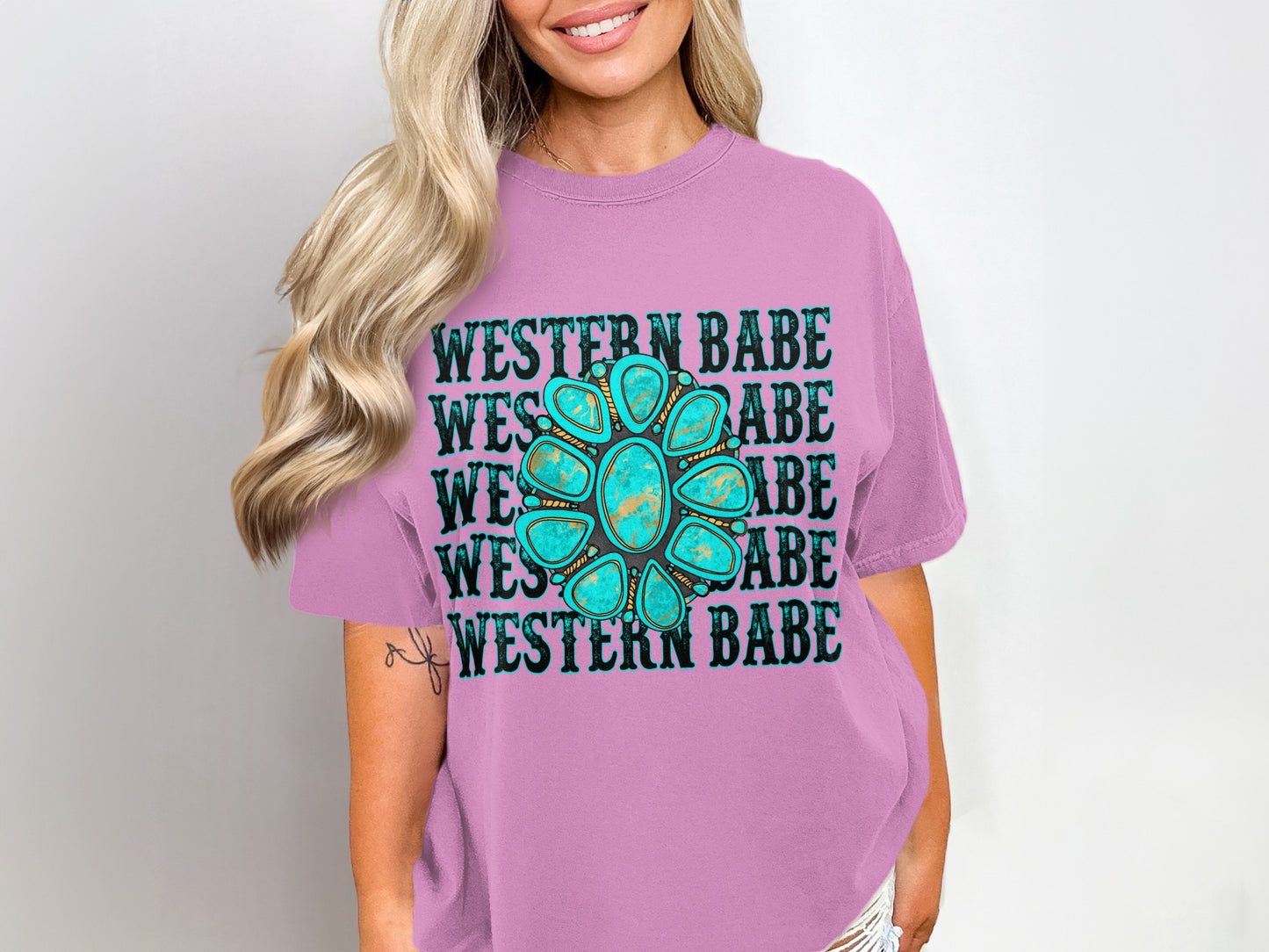 Western Babe Graphic Tee Fashion Statement Shirt