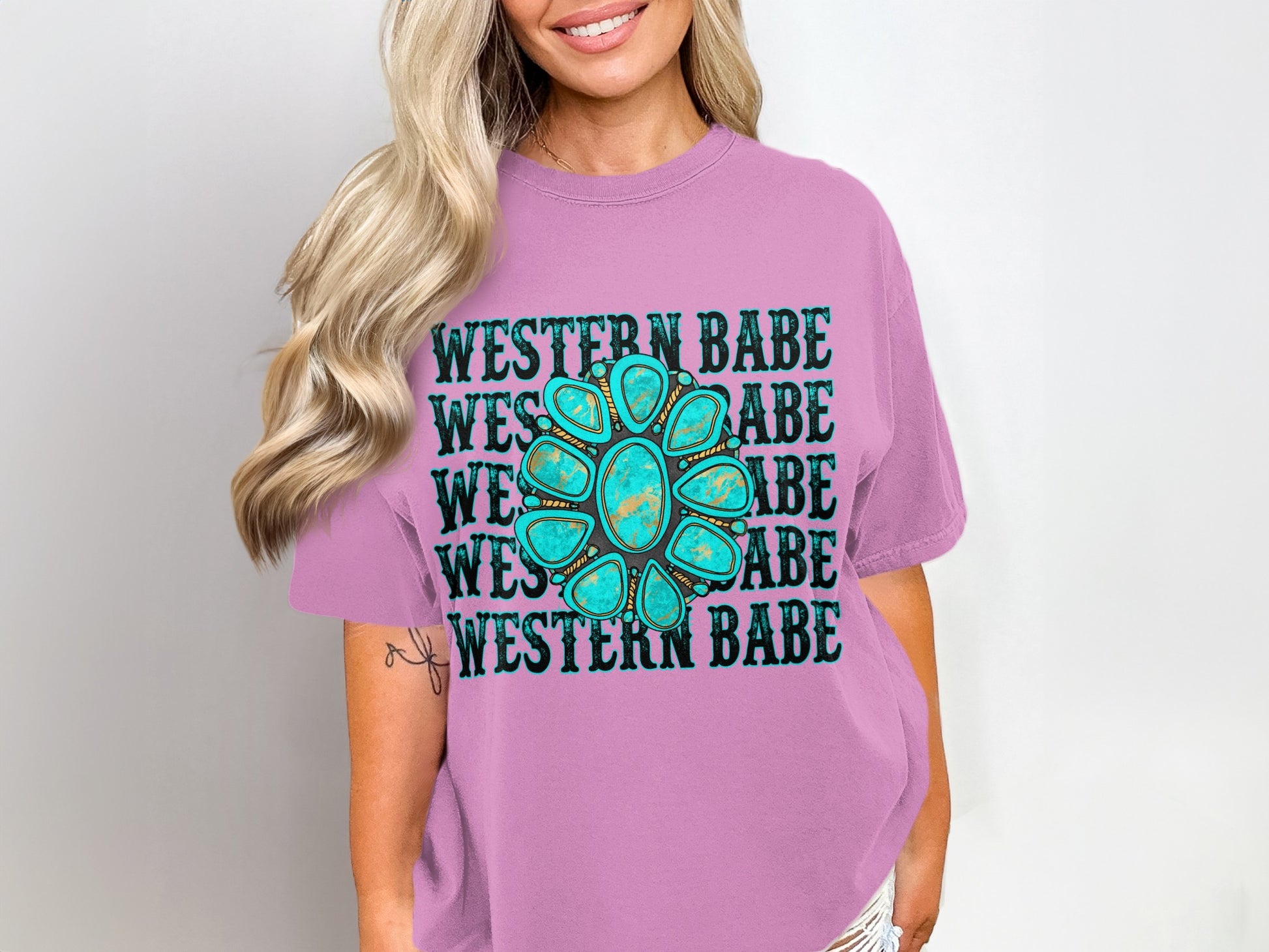 Western Babe Graphic Tee Fashion Statement Shirt