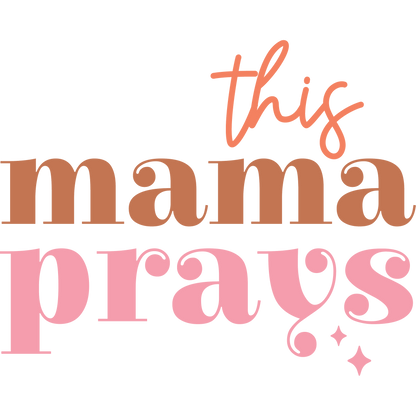This Mama Prays Inspirational Wall Decor Product