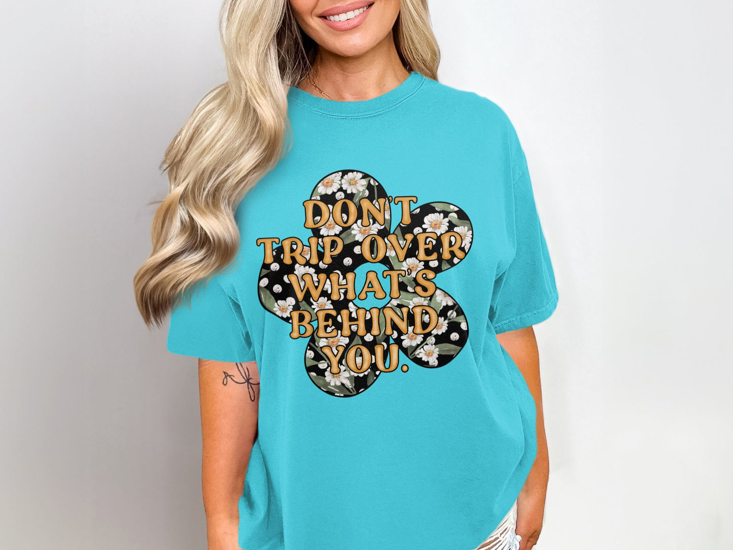 Don't Trip Over What's Behind You Casual Shirt