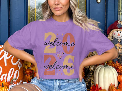 Welcome 2026 New Year Themed Shirt